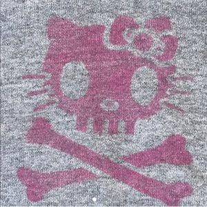 hello kitty skull hoodie